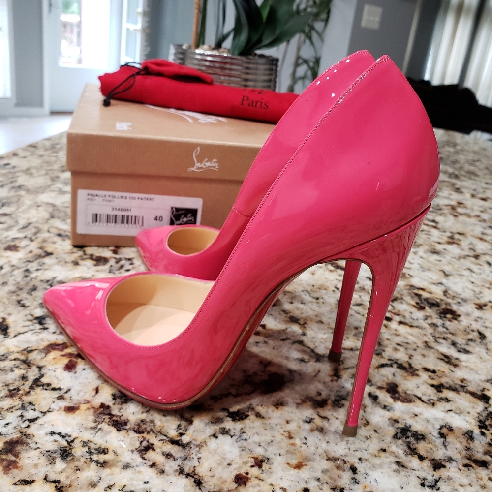 Christian Louboutin "pinky" pigalle follies.